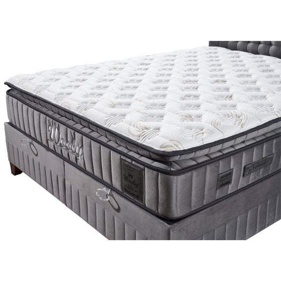 Wooly 160x200 Çift Kişilik Yatak Gri