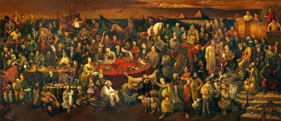 103 Famous Faces Kanvas TabloKanvas TablolarTablolife