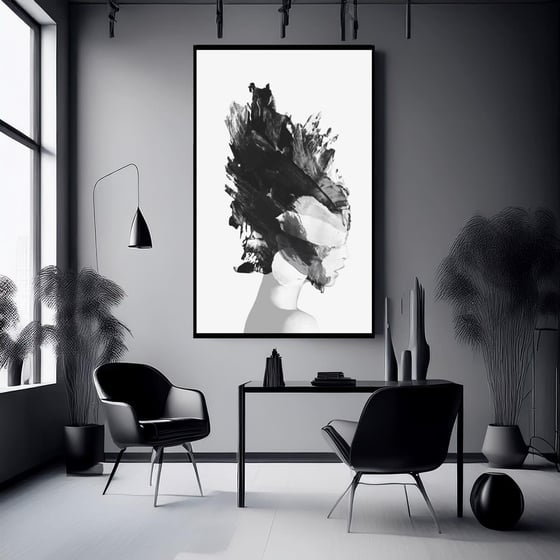 Abstract Thought Yağlı Boya Dokulu TabloYağlı Boya Dokulu Soyut TablolarTablolife