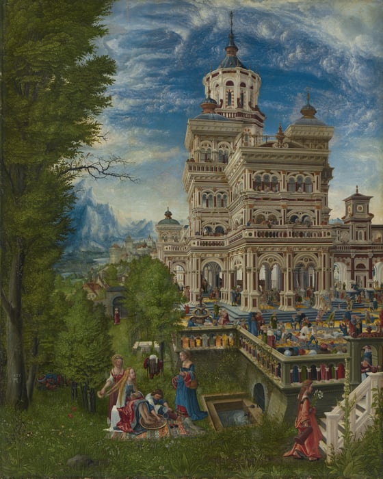 Albrecht Altdorfer Susanna ve Yaşlılar Kanvas Tablo Kanvas TabloÜnlü Ressamların TablolarıTablolife
