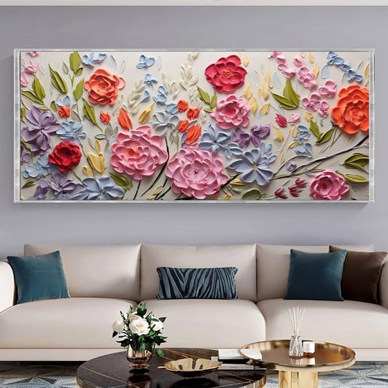 Bahar 3D Yağlı Boya Tablo3D Yoğun Yağlı Boya TablolarTablolife