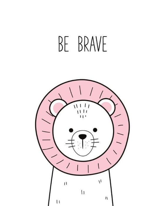 Be Brave Kanvas TabloKanvas TablolarTablolife