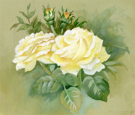 Floribunda - Kanvas Tablo