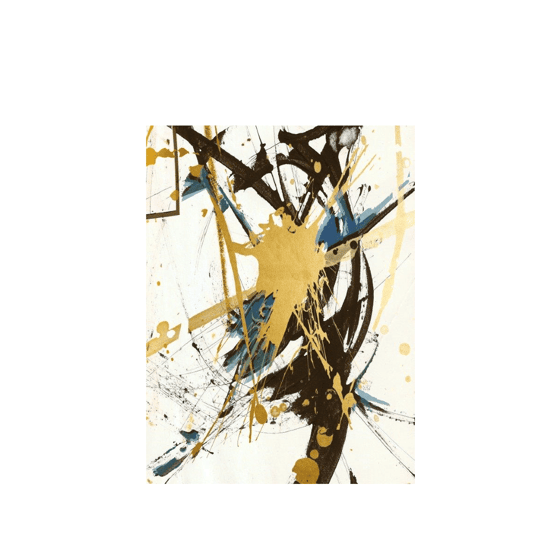 Gold Stain Yağlı Boya Dokulu TabloYağlı Boya Dokulu Soyut TablolarTablolife