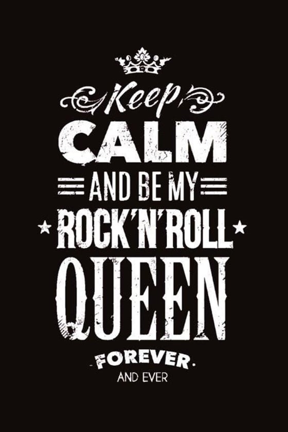 Keep Calm And Be My Queen - Kanvas Tablo