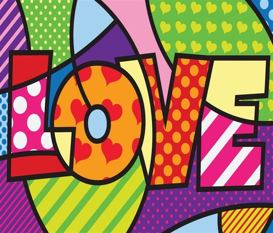 Love - Kanvas Tablo
