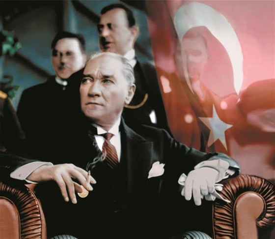 Mustafa Kemal Atatürk - Kanvas Tablo ATGE-015Atatürk TablolarıTablolife.com