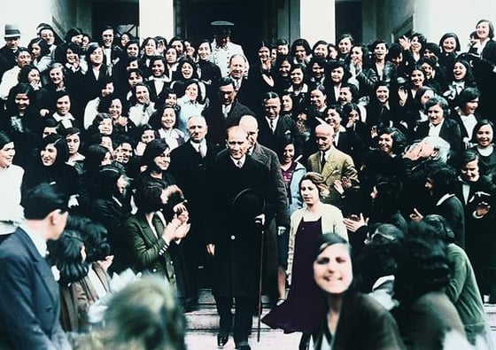 Mustafa Kemal Atatürk - Kanvas Tablo ATGE-026-FAtatürk TablolarıTablolife.com