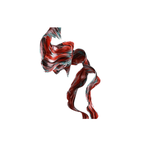Red Spiral Yağlı Boya Dokulu TabloYağlı Boya Dokulu Soyut TablolarTablolife