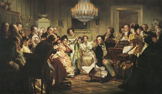 Schubertiade - Kanvas Tablo