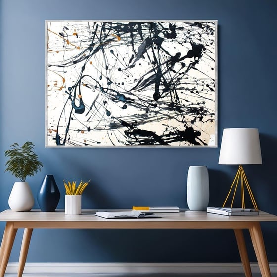 Splashes Of Paint Yağlı Boya Dokulu TabloYağlı Boya Dokulu Soyut TablolarTablolife
