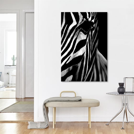 Zebra Serisi 3 - Büyük Boy Kanvas TabloBüyük Boy Kanvas TablolarTablolife.com
