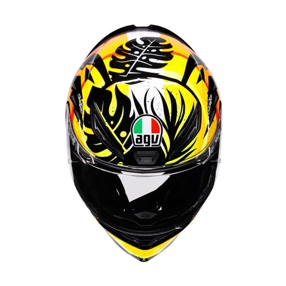 Agv K1 S Tropicrush Black Orange Kapalı Kask