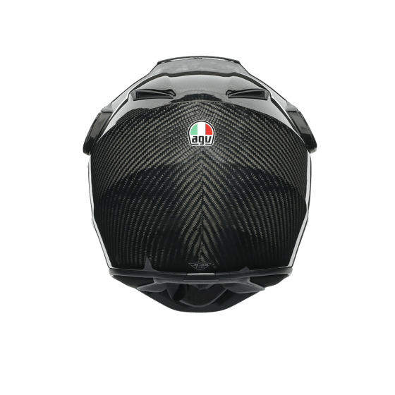 Agv AX9 Mono Glossy Carbon Kapalı Kask
