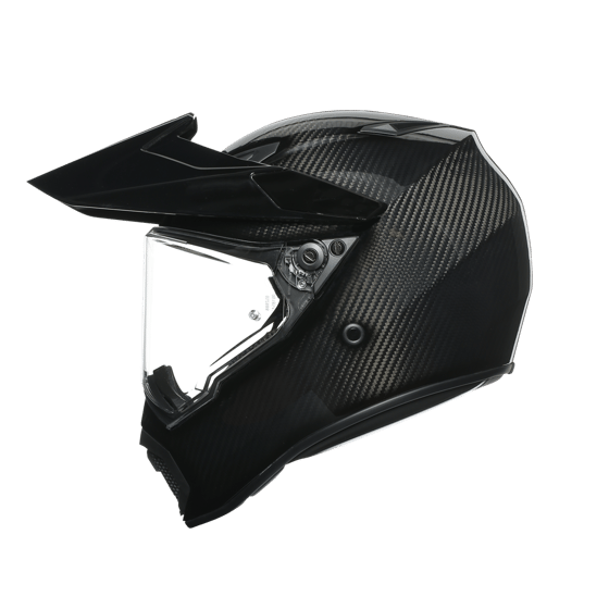 Agv AX9 Mono Glossy Carbon Kapalı Kask