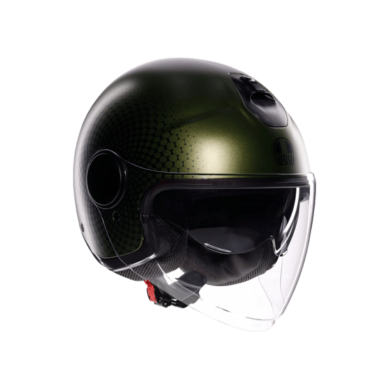 Agv Eteres Andora Matt Green Black Açık Kask