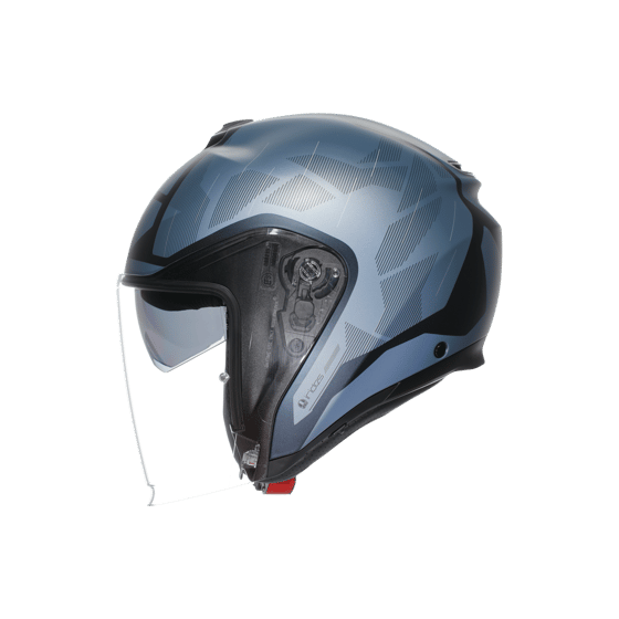 Agv İrides Trieste Matt Blue Grey Açık Kask