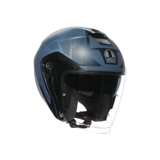 Agv İrides Trieste Matt Blue Grey Açık Kask