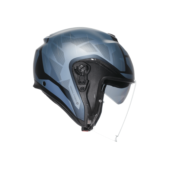 Agv İrides Trieste Matt Blue Grey Açık Kask