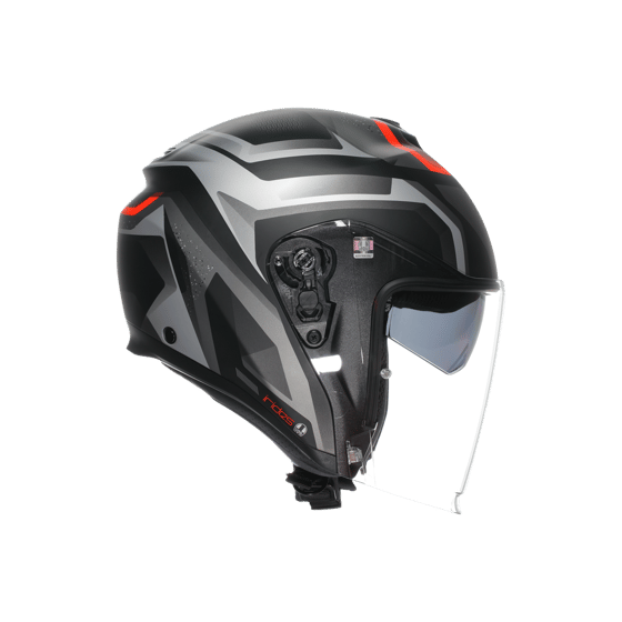Agv İrides Zurigo Matt Black Grey Açık Kask