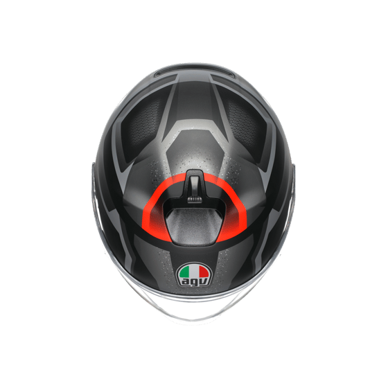 Agv İrides Zurigo Matt Black Grey Açık Kask