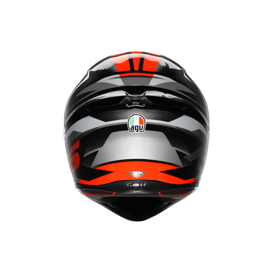 Agv K1 S Fastlap Black Grey Red Kapalı Kask