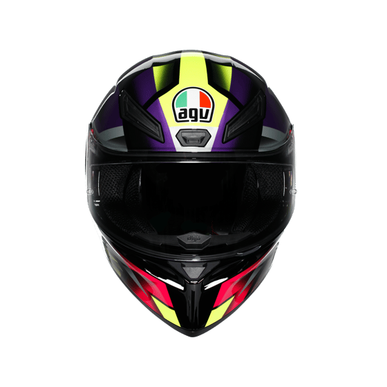 Agv K1 S Fastlap Black Purple Pink Kapalı Kask 