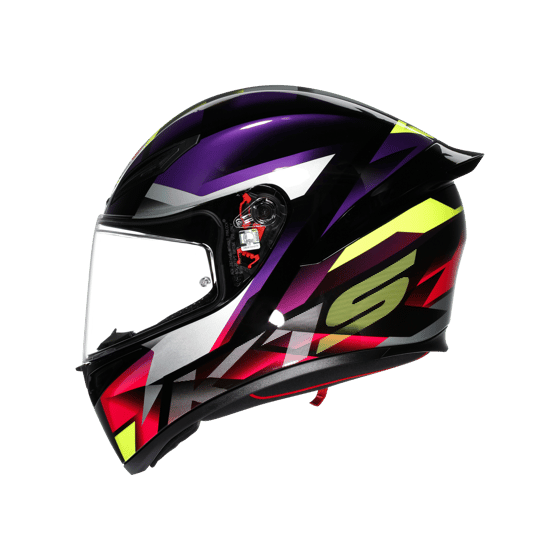 Agv K1 S Fastlap Black Purple Pink Kapalı Kask 