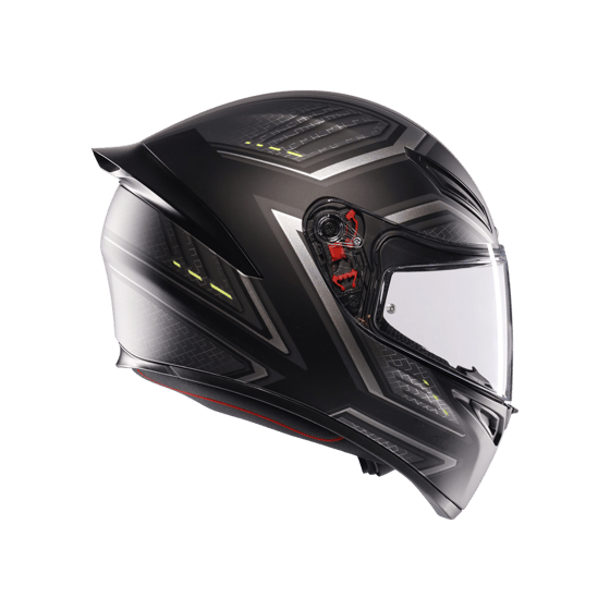 Agv K1 S Sling Matt Black Grey Kapalı Kask