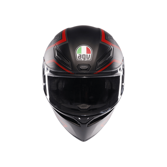 Agv K1 S Sling Matt Black Red Kapalı Kask