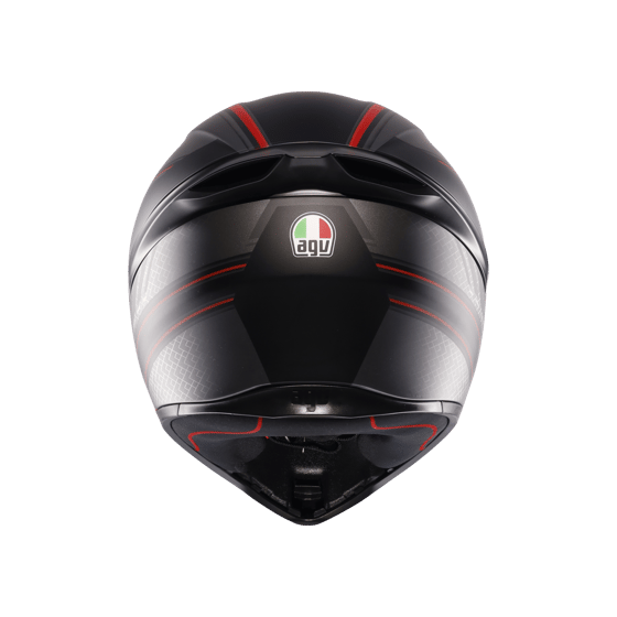 Agv K1 S Sling Matt Black Red Kapalı Kask
