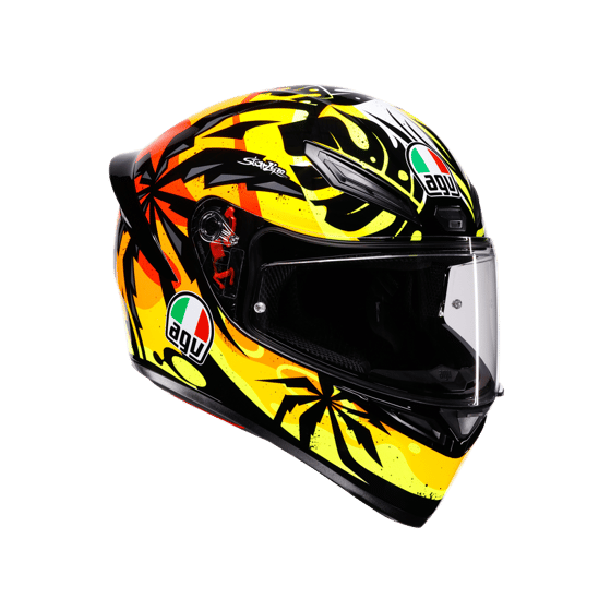 Agv K1 S Tropicrush Black Orange Kapalı Kask