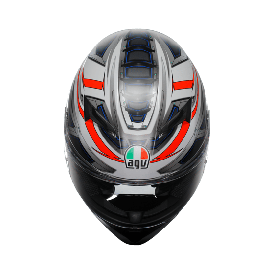 Agv K3 E2206 Space Matt White Red Fluo Kapalı Kask