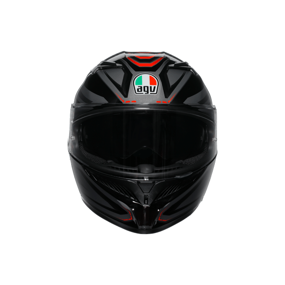 Agv K3 Syth Black Red Kapalı Kask