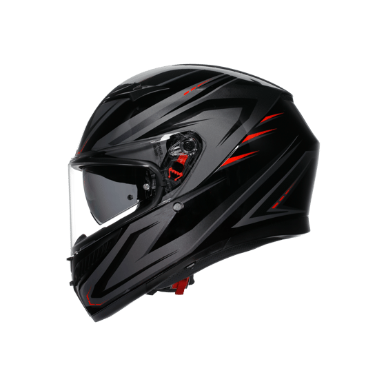 Agv K3 Syth Black Red Kapalı Kask
