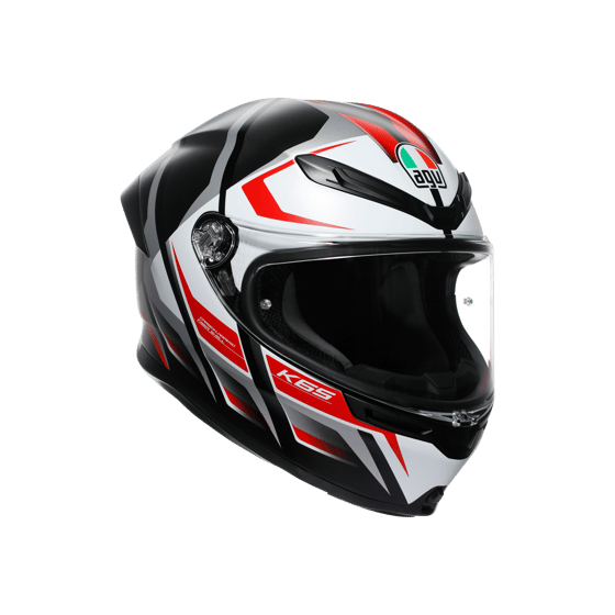 Agv K6 S Karve Matt Black White Red Configuration Kapalı Kask
