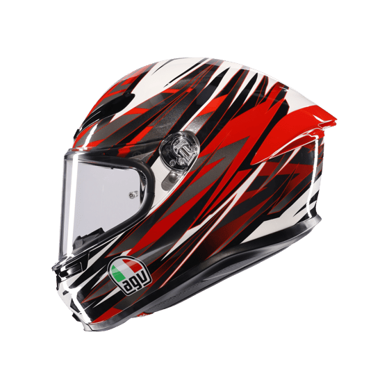 Agv K6 S Reeval White Red Grey  Kapalı Kask
