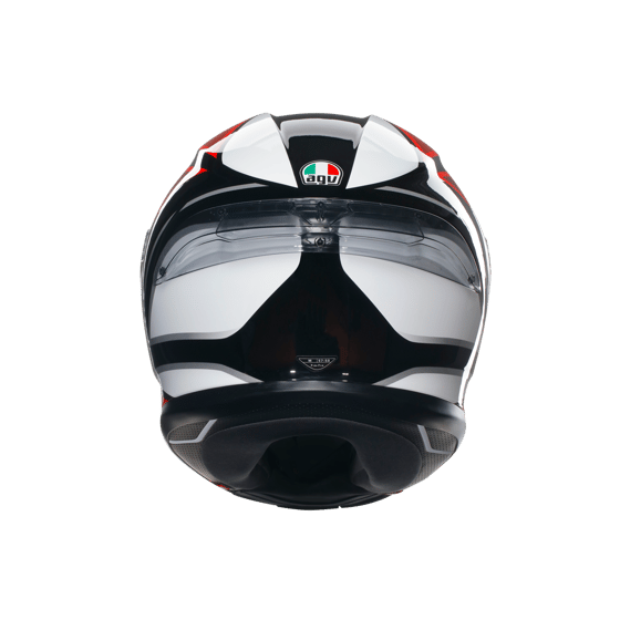 Agv K6 S Hyphen Black Red White Kapalı Kask
