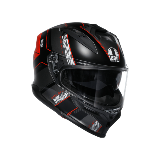 Agv K7 MPLK Kyber Matt Black Red Kapalı Kask
