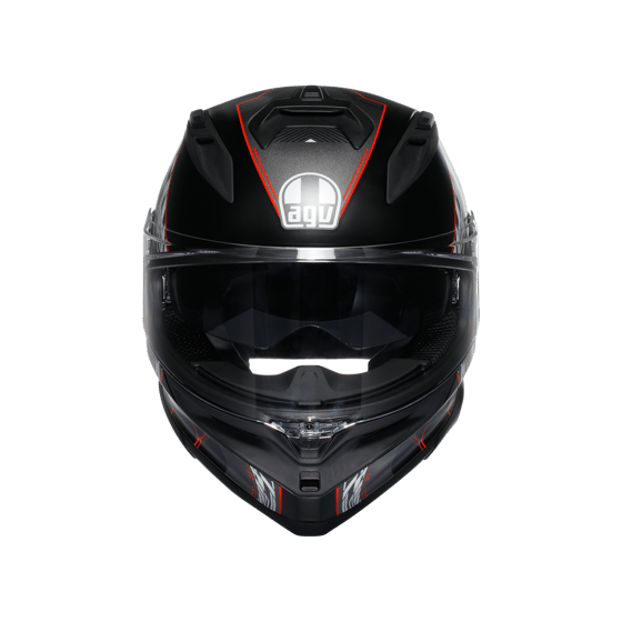 Agv K7 MPLK Kyber Matt Black Red Kapalı Kask