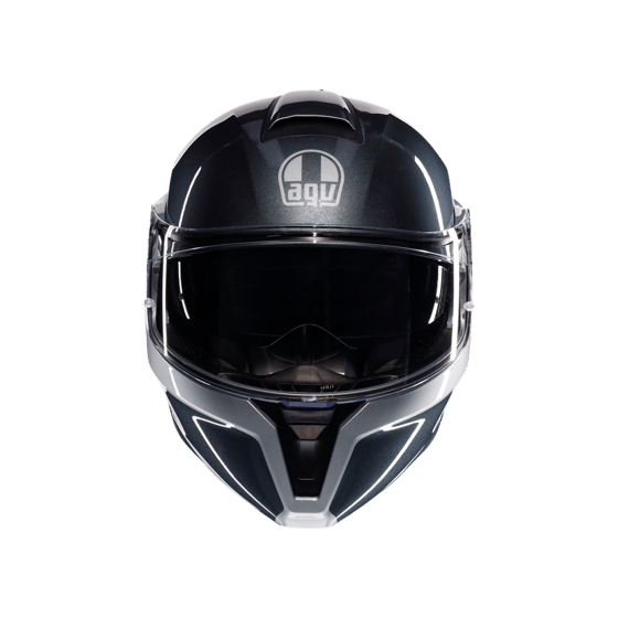 Agv Streetmodular Levico Grey Silver Çene Açılır Kask