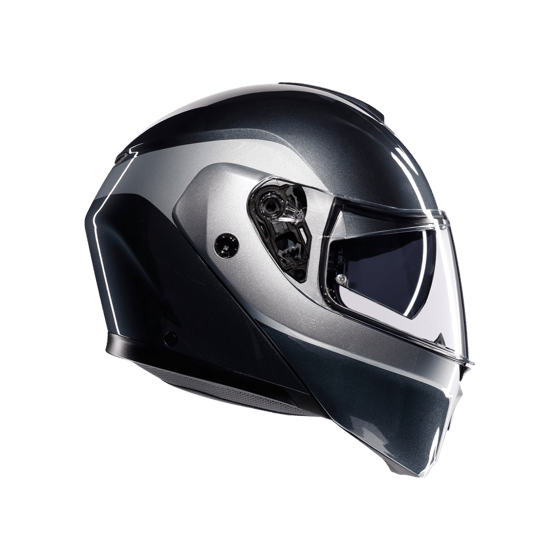 Agv Streetmodular Levico Grey Silver Çene Açılır Kask