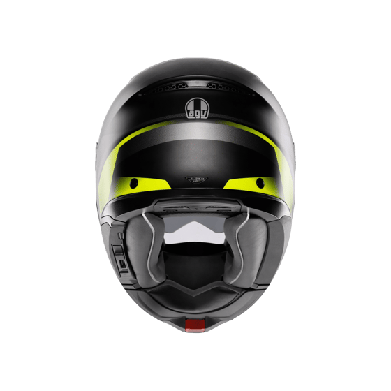 Agv Tourmodular MLT Perception Matt Blk Yellow Fluo Çene Açılır Kask