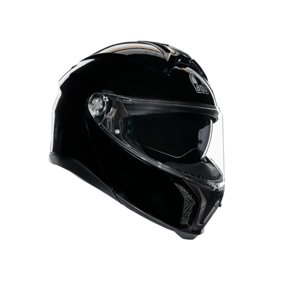 Agv Tourmodular Solid Mplk Black Çene Açılır Kask