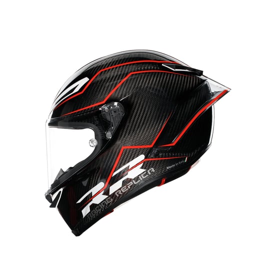 Agv Pista GP RR Mplk Performance Carbon Blk Red Kapalı Kask