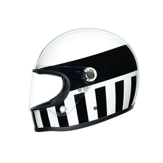 Agv X3000 Multi Invictus White Black Kapalı Kask