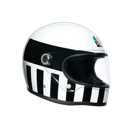 Agv X3000 Multi Invictus White Black Kapalı Kask