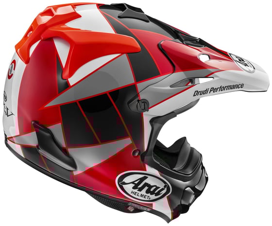Arai MX-V Evo Peak Red Kapalı Kask