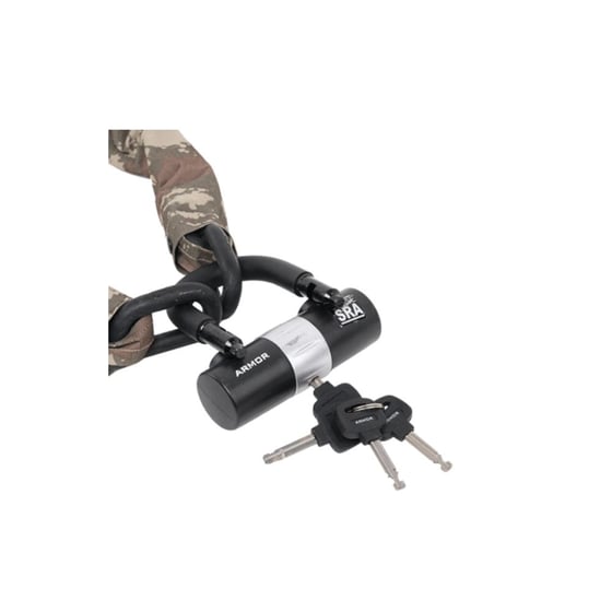 Armor Military Serisi Dövme Çelik Zincir Kilit (10mm*1.8 mt)