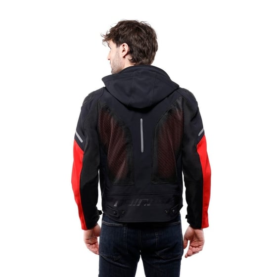 Dainese Super Sprint Black White Red Air Tekstil Mont